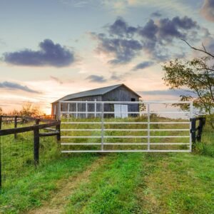 Durable Galvanized Metal Field Farm Gate Farm Gates Living and Home