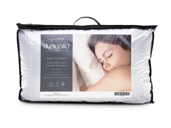 Dunlopillo Super Comfort Latex Pillow New