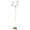 155cm H Gold Foot Switch 4 Light Tree Floor Lamp Floor Lamps Living and Home