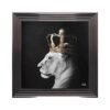 Lion Queen Framed Picture in  on Furniture Village