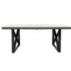 Noir Dining Table with X-Leg Base in  on Furniture Village