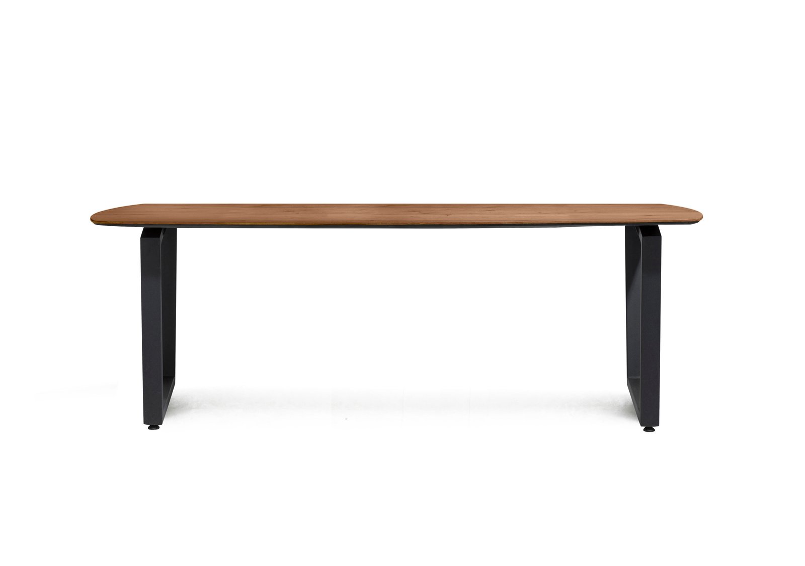 Montreal Dining Table with U-Shaped Legs in Choco Brown on Furniture Village