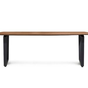 Montreal Dining Table with U-Shaped Legs in Choco Brown on Furniture Village