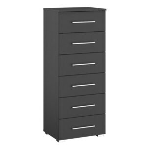 Lorenzo 6 Drawer Tall Boy Chest Of Drawers