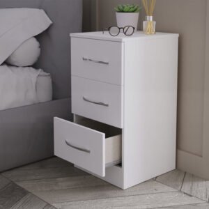 Ferrara 3 Drawer Bedside Cabinet