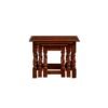 Old Charm Nest Of Tables in Tudor Brown - Traditional on Furniture Village