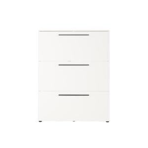 Avery 3 Door Shoe Cabinet in White on Furniture Village