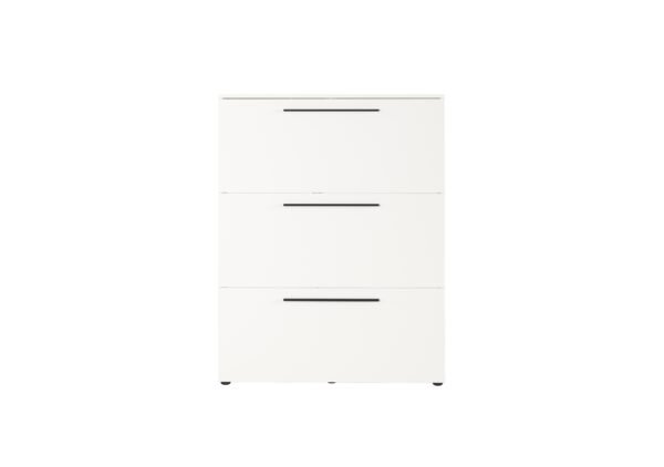 Avery 3 Door Shoe Cabinet in White on Furniture Village