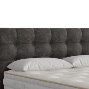 Windermere Headboard in Rhodeo Charcoal on Furniture Village